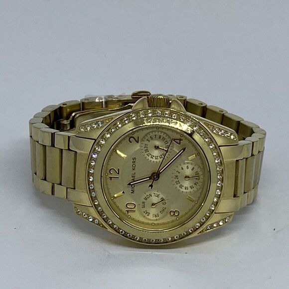 Michael Kors Blair MK5639 Woman's Stainless Steel Analog Dial Quartz Watch RQ13 - Picture 7 of 12